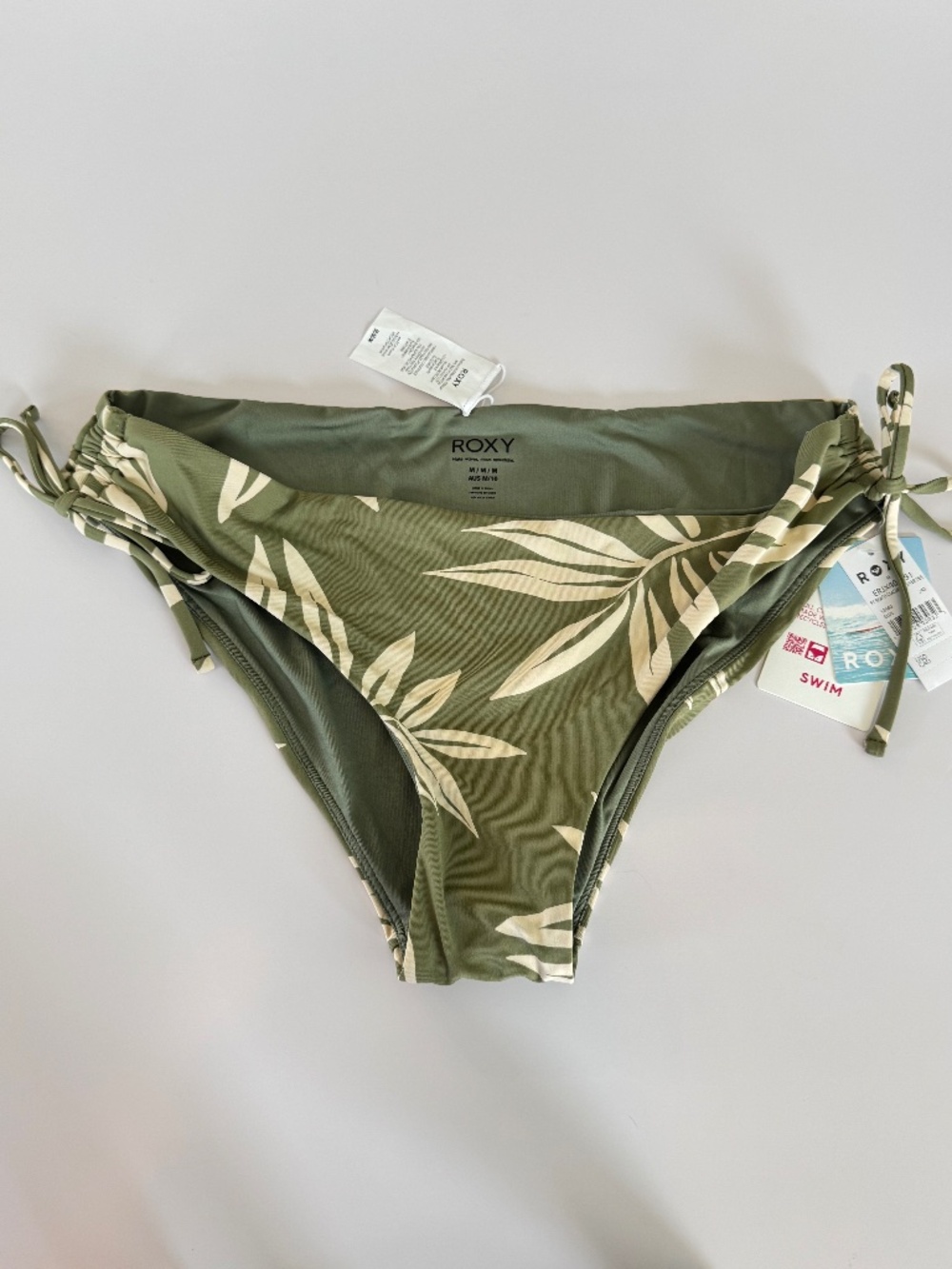 Roxy Printed Beach Classics Hipster Tie-Side Bikini Bottom